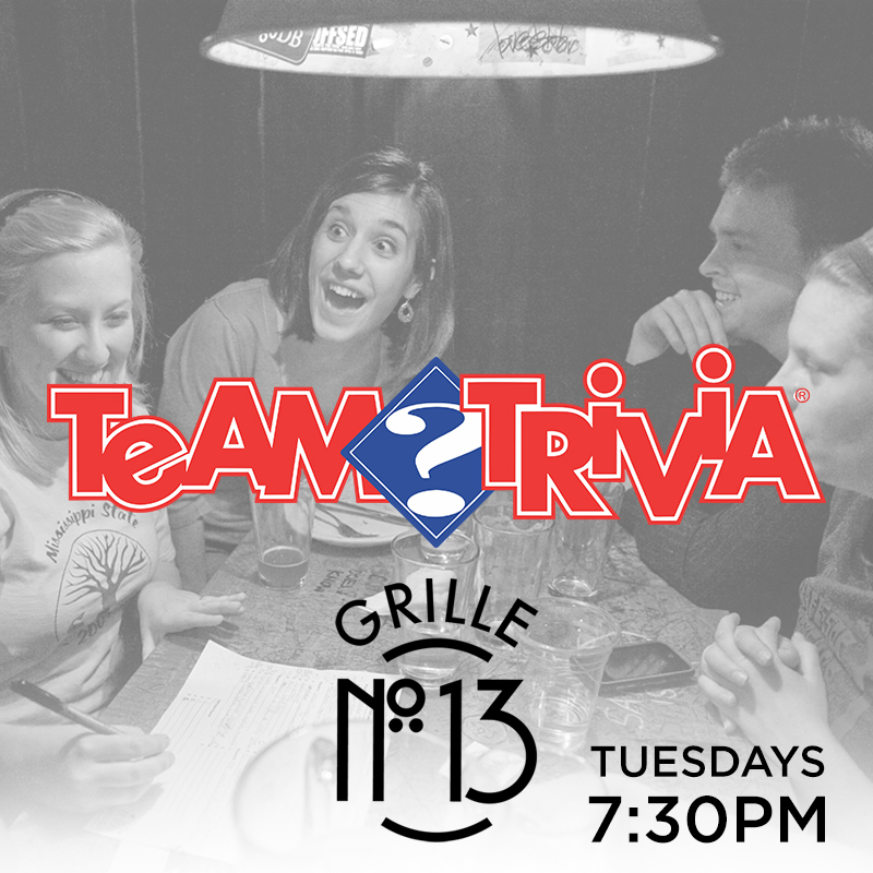 Trivia Night – Every Tuesday @ 7:30pm